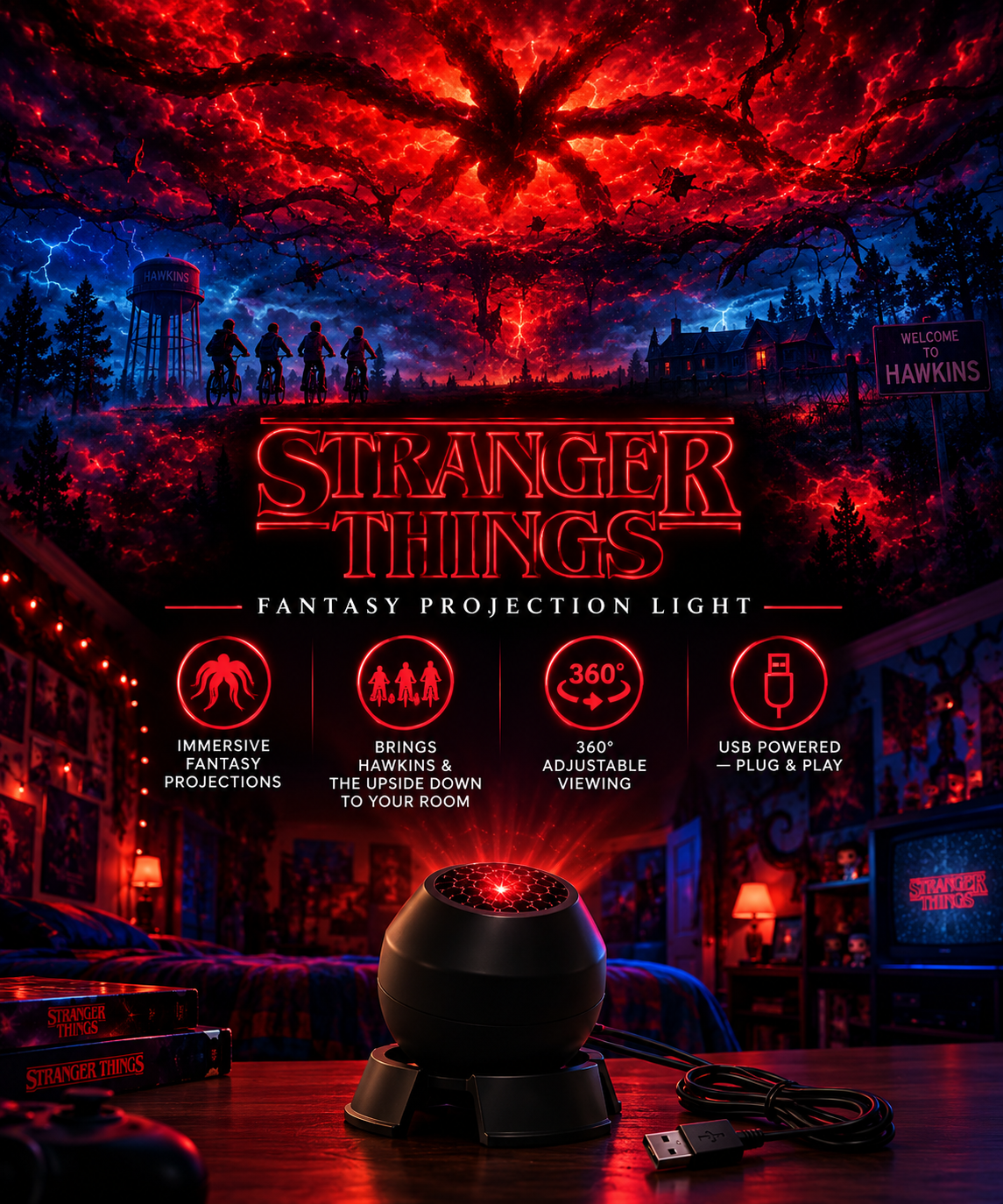 Stranger Things Projector